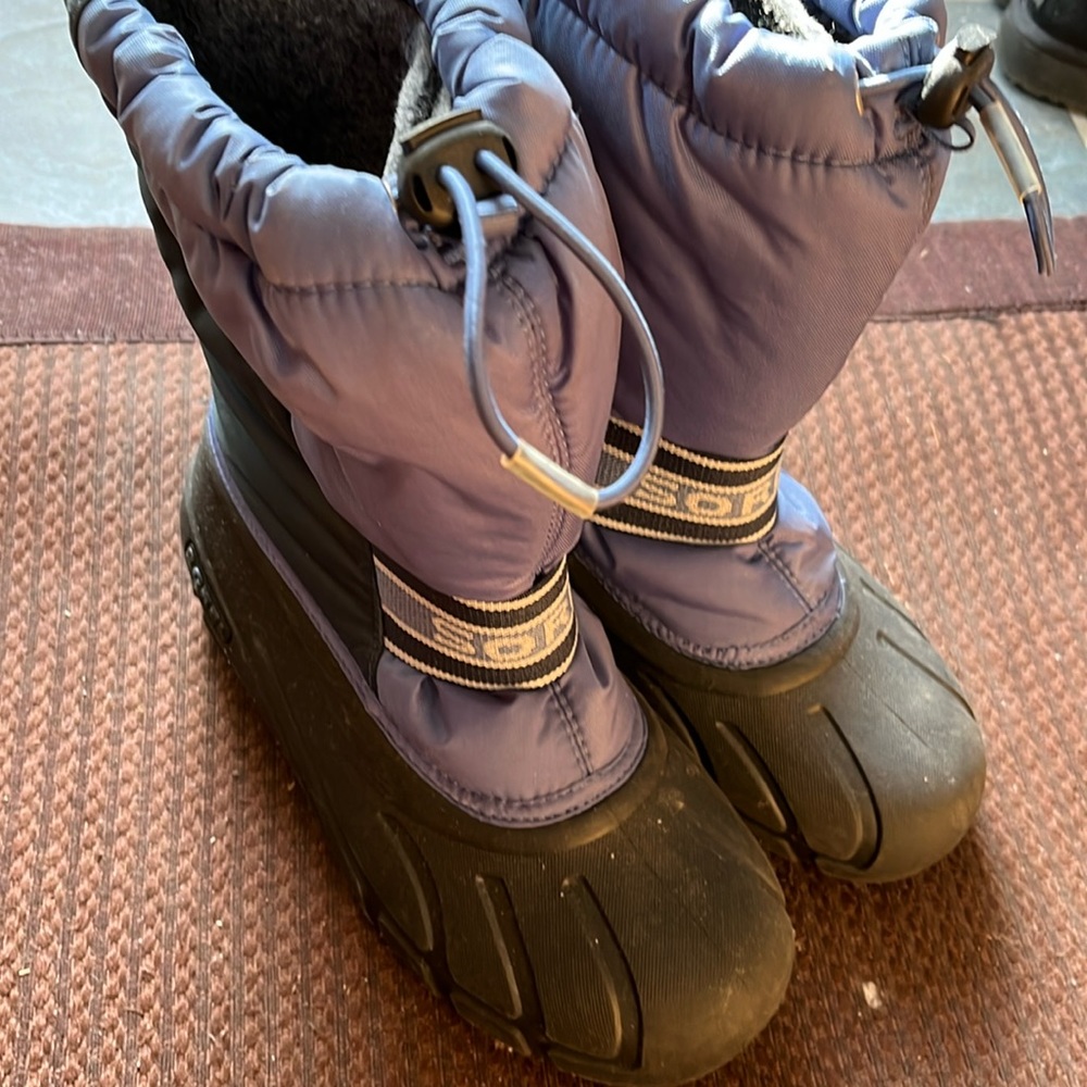 Gently worn sorel winter boots with liner.